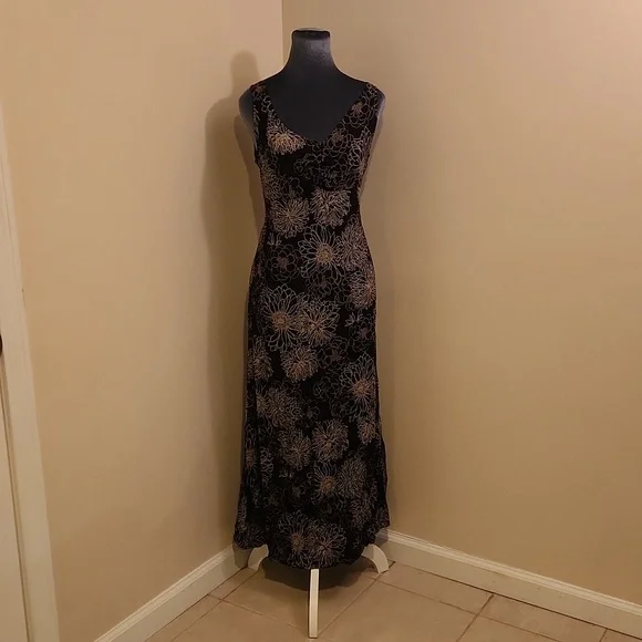 Old Navy | Dresses | Cream And Brown Dress | Poshmark